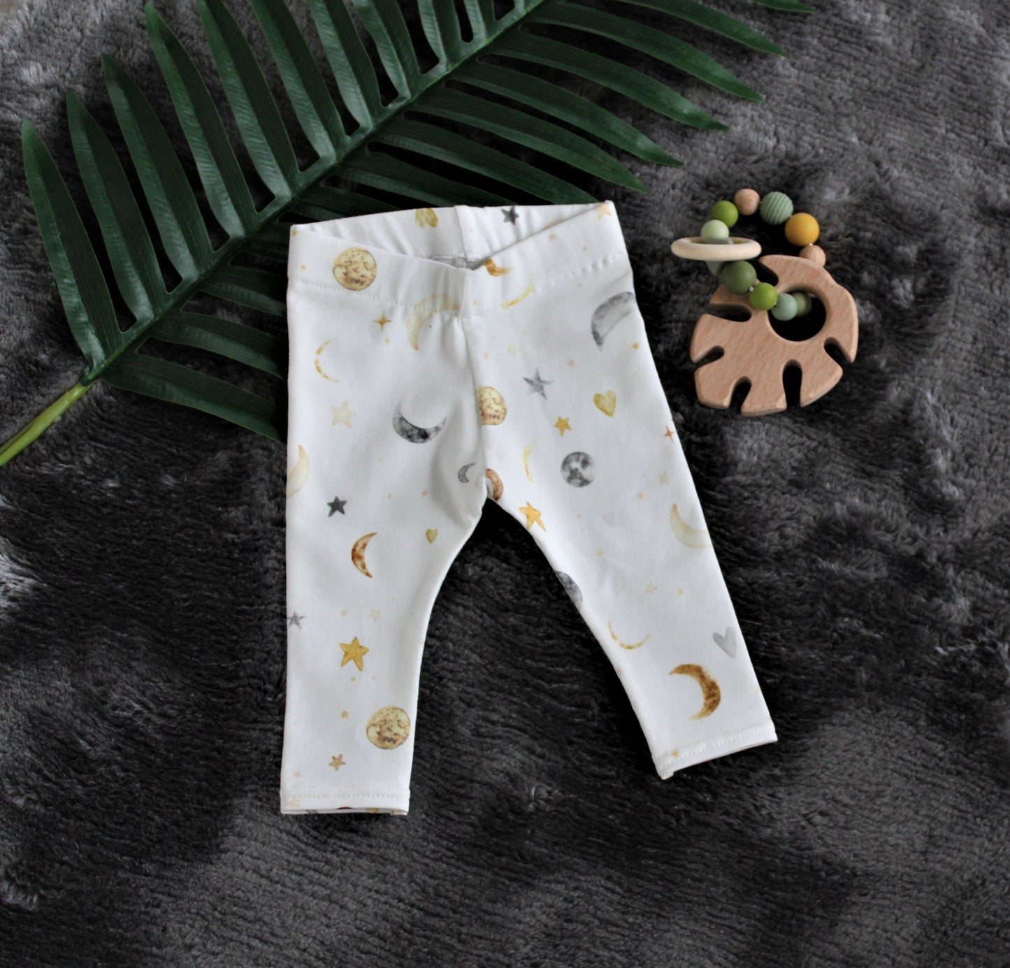 Newborn leggings Stars and Moon, Size 44